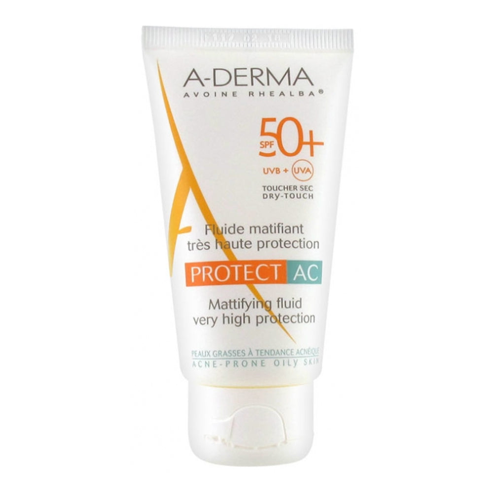 A-Derma Mattifying Sunscreen Cream SPF50 For Oily Skin 40ml