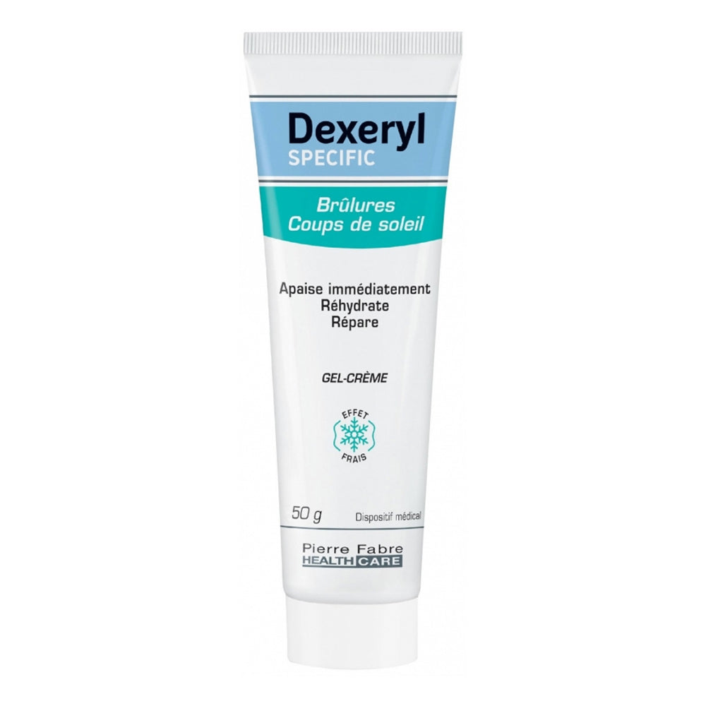 Dexeryl Specific Burn and Sunburn Soothing Cream Gel 50g