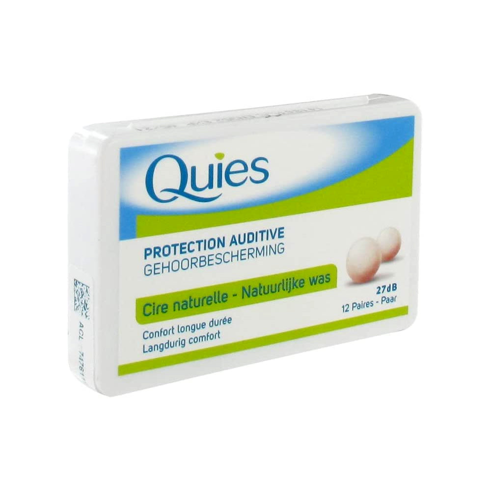 Quies Wax Ear Plugs - 12 pairs