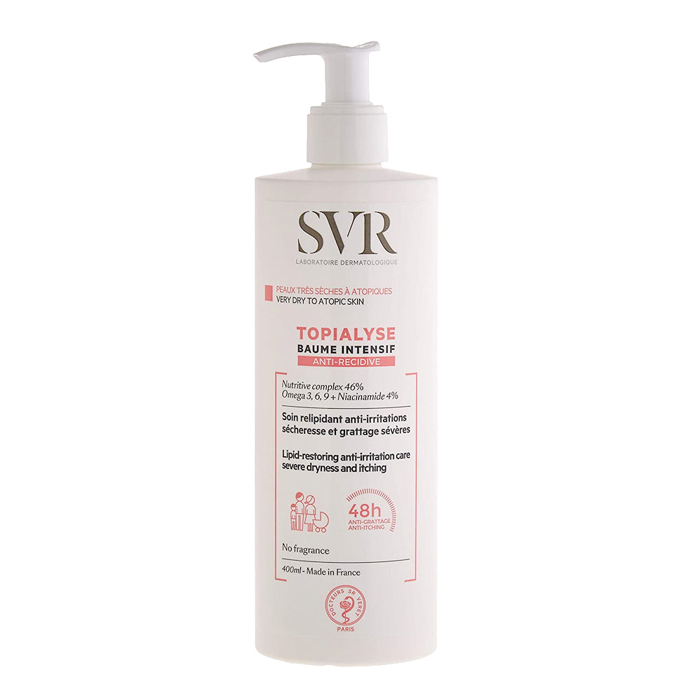 SVR Topialyse Baume Intensif for Severe Skin Dryness and Itching 400ml