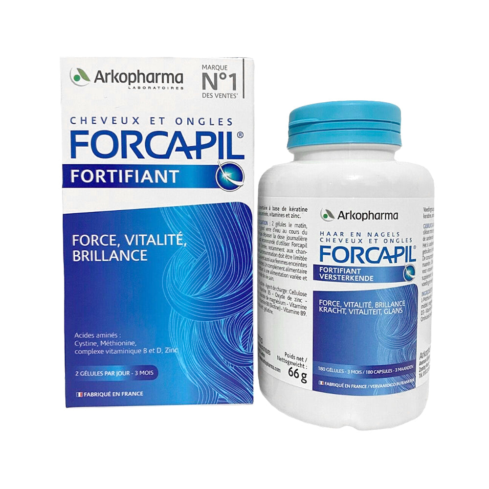Arkopharma Forcapil Hair and Nails Growth Stimulator 180 Capsules